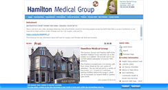 Desktop Screenshot of hamiltonmedicalgroup.co.uk